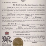 Winnipeg Branch charter