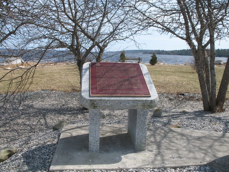 The Black Loyalists At Birchtown plaque