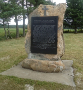 Loyalist Settlers Monument front view