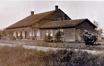 The Original Miller House photographed in 1910